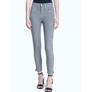 Rag & Bone gingham capri jeans
